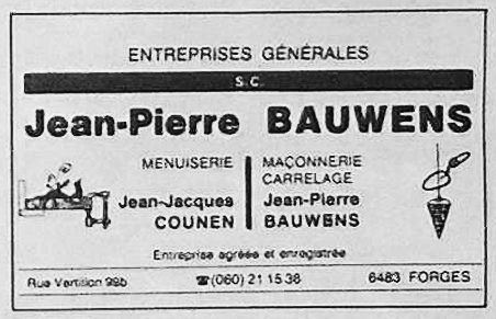 Publicité de 1988